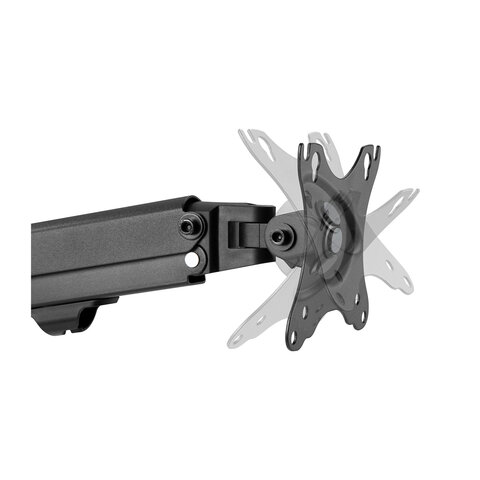 Кронштейн для монитора настольный VESA 75х75, 100х100, 17"-27", до 7 кг, SONNEN MOTION, 455944