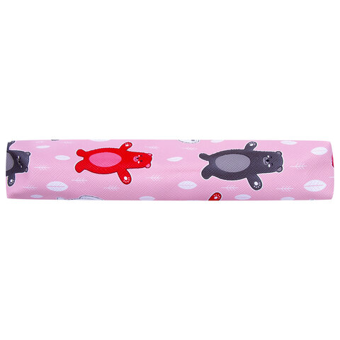Пенал-косметичка ПИФАГОР, мягкий, "BEAR", прямоугольный, 20х7х4 см, 229266