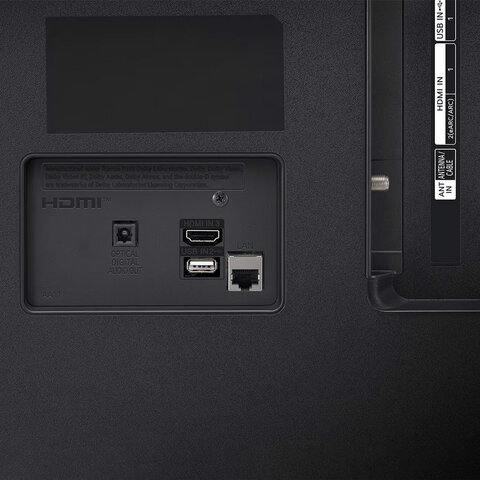 Телевизор LG 65NANO80T6A, 65" (163 см), NanoCell, 3840 x 2160, 4K, 16:9, SmartTV, Wi-Fi, черный