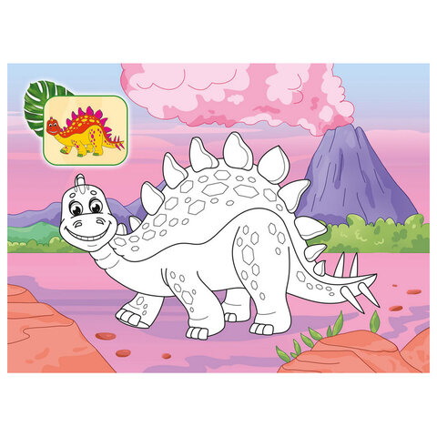 Раскраска с заданиями "Для мальчиков и девочек" с цветным фоном, А4, 16 стр., 21х29 см, АССОРТИ, ЛиС