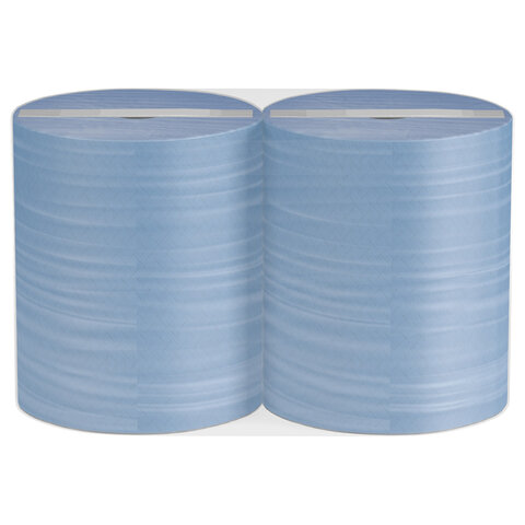 Бумага протирочная VEIRO (Система W1), КОМПЛЕКТ 2 шт., 1000 листов в рулоне, 33х35 см, 2-слойная, Comfort, W202