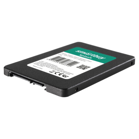 Твердотельный накопитель SSD SMARTBUY Splash 256GB, 2,5", SATA III, черный, SBSSD-256GT-MX902-25S3