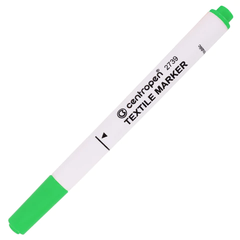 Маркеры для ткани 10 ЦВЕТОВ CENTROPEN "Textile Marker", круглый наконечник, 1,8 мм, 2739/10, 5 2739 1001