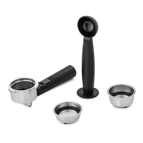 Кофеварка рожковая KITFORT КТ-736, 1100 Вт, объем 1,2 л, 15 бар, ручной капучинатор, черная