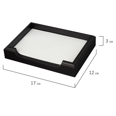 Набор подарочный настольный BESTAR "Ares" из дерева, 7 предметов, цвет "черное дерево", 236354