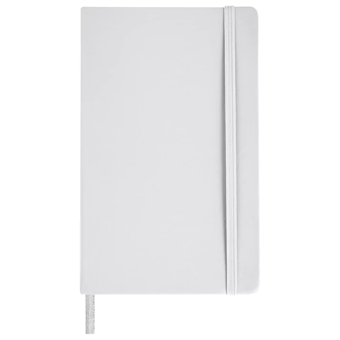 Скетчбук, слоновая кость 140 г/м2 130х210 мм, 80 л., КОЖЗАМ, резинка, BRAUBERG ART CLASSIC, белый, 113192