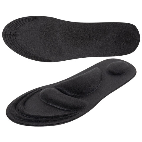 Стельки для обуви с супинатором 4D COMFORT PLUS, материал FOAM, размер RU 38-43 / EU 39-44, с линиями выреза, SHEGRA (ШЕГРА), 700743