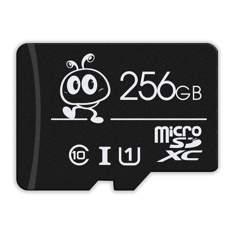 Карта памяти microSDXC 256 GB SMARTBUY, UHS-I, 90 Мб/сек (class 10), с адаптером, SB256GBSDCL10-01