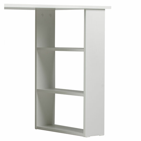 Стол письменный/компьютерный BRABIX "Scandi CD-016", 1100х500х750 мм, 4 ящика, белый, 641891, ЦБ013707-1