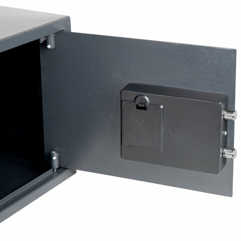 Сейф мебельный DASWERK (ДАСВЕРК) SC-250EL (250х350х250 мм), электронный замок, графит, 291343