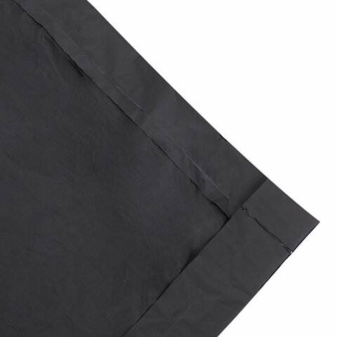 Дождевик плащ черный на кнопках, EVA, многоразовый прочный, чехол в комплекте, универсальный размер, SHAMAANI (ШАМААНИ), 610932