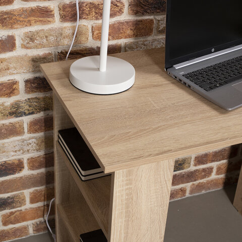 Стол письменный/компьютерный BRABIX "Scandi CD-016", 1100х500х750 мм, 4 ящика, дуб сонома, 641892, ЦБ013707-2