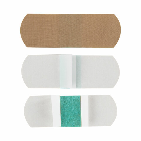 Набор лейкопластырей бактерицидных 20 шт. ВЕРОФАРМ, 4 размера, телесные, 20035854