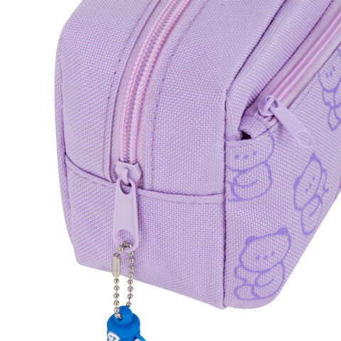 Пенал ЮНЛАНДИЯ ЮНИОР, 2 отделения, "Cool vibes", 21х9х8 см, 273821