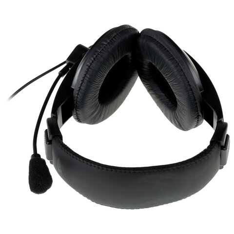 Наушники с микрофоном (гарнитура) SVEN AP-860MV, проводные, 2 м, с оголовьем, черные, SV-0410860