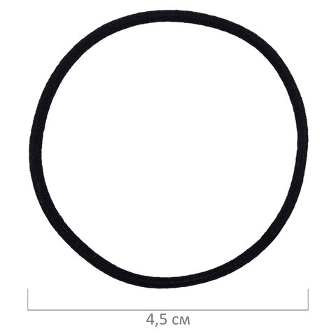 Резинка для волос НАБОР 16 шт., 0,15х14 см, чёрный, коричневый, бежевый, MONTE VITA (МОНТЕ ВИТА), 457036