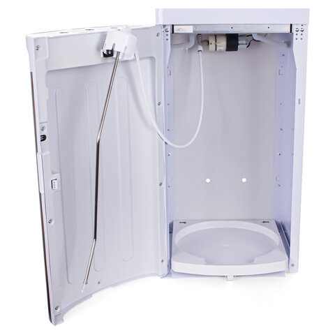 Кулер для воды AQUA WORK QRB-72LDS, напольный, НАГРЕВ/ОХЛАЖДЕНИЕ ЭЛЕКТРОННОЕ, таймер, бутыль снизу, белый, 33352