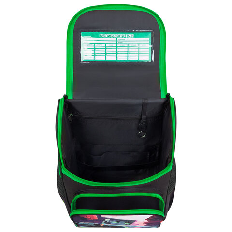 Ранец ПИФАГОР BASIC, 1 отделение, 3 кармана, эргономичная спинка, "Sharp sword", 35х28х18 см, 273138