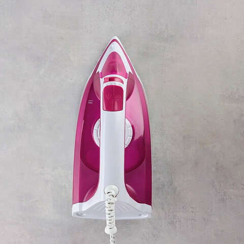 Утюг SCARLETT SC-SI30K25, 2200 Вт, керамическое покрытие, антинакипь, самоочистка, розовый