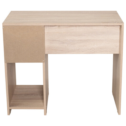 Стол письменный/компьютерный BRABIX "Scandi CD-017", 900х450х750 мм, 2 ящика, дуб сонома, 641895, ЦБ013706-2