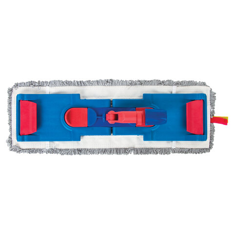 Насадка МОП плоская для швабры/держателя 50 см, ТИП У/К, хлопок/микрофибра, СЕРАЯ, LAIMA EXPERT, 606630