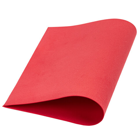 Пористая резина/фоамиран А4, 1 мм, НАБОР, 25 листов, 25 цветов, яркие цвета, ОСТРОВ СОКРОВИЩ, 665098