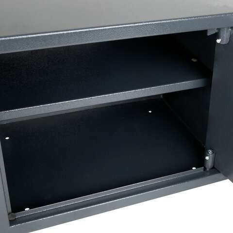 Сейф мебельный DASWERK (ДАСВЕРК) SC-300EL (300х380х300 мм), электронный замок, графит, 291346