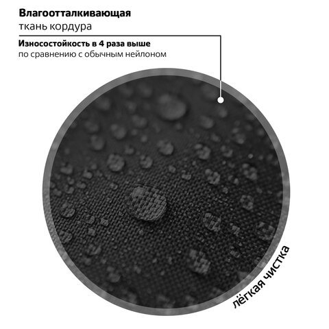 Ранец BRAUBERG QUADRO, 3 отделения, с брелком, Fire spider, 37х28х18 см, 273106