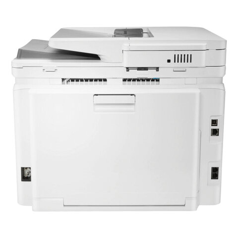 МФУ лазерное ЦВЕТНОЕ HP Color LaserJet Pro M283fdn "4 в 1", 21 стр./мин., 40000 стр./месяц, ДУПЛЕКС, сетевая карта, 7KW74A