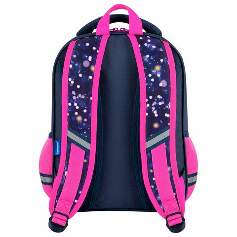 Рюкзак BRAUBERG OPTIMA, 2 отделения, с брелоком, "Tiny beauty", 36х27х18 см, 273155