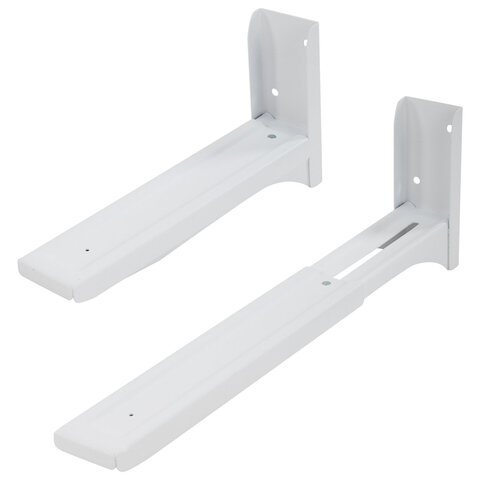 Кронштейн-крепление для СВЧ, нагрузка до 35 кг, CROMEX (КРОМЕКС) K-112, регулировка до 42 см, белый, 457879, Код1 C