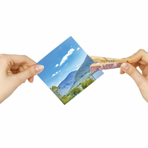 Прищепки декоративные широкие "Фламинго", 4 штуки, 7,2 см, ассорти, ОСТРОВ СОКРОВИЩ, 662678