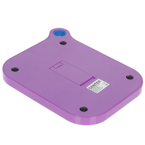 Весы кухонные CENTEK CT-2461, электронный дисплей, max вес 5 кг, тарокомпенсация, пластик/сталь