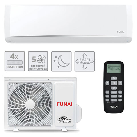 Сплит-система FUNAI RAC-SN55HP.D06, внешний и внутренний блок, площадь помещения до 55 м2, НС-1695054