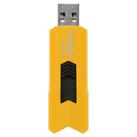 Флеш-диск 32 GB SMARTBUY Stream USB 2.0, желтый, SB32GBST-Y