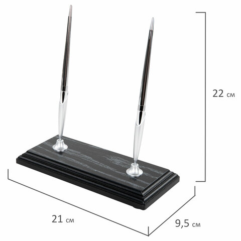 Набор настольный GALANT "Black Hawk" из дерева, 6 предметов, цвет "чёрный дуб", 238167