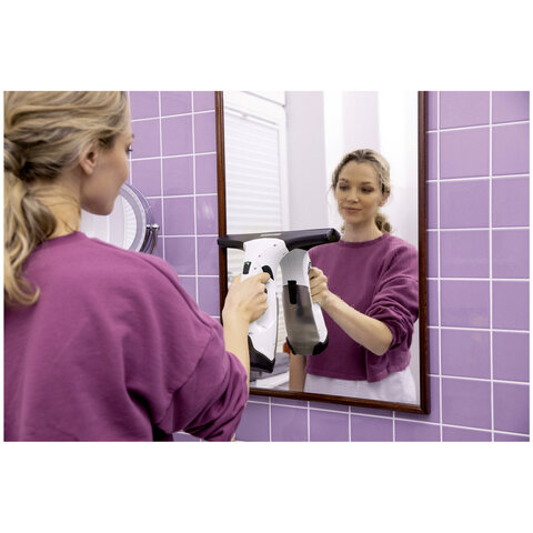 Стеклоочиститель аккумуляторный KARCHER WV 2 Plus, время работы 35 мин, белый, 1.633-640.0