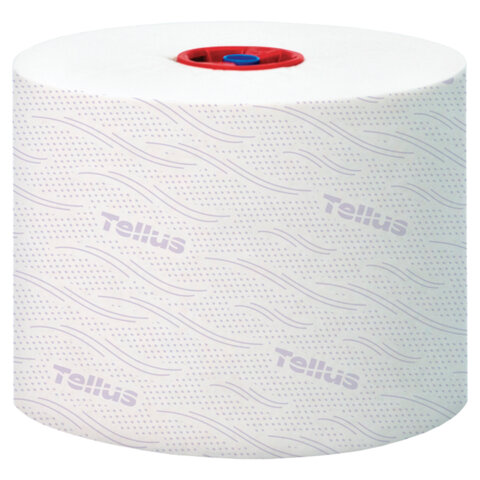 Бумага туалетная 90 м, Tellus/TORK (Система Т6) PREMIUM, КОМПЛЕКТ 27 рулонов, 2-слойная, белая, 127520/127521