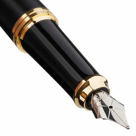 Набор PARKER "Urban Black GT": шариковая ручка синяя и перьевая ручка синяя, 2093381