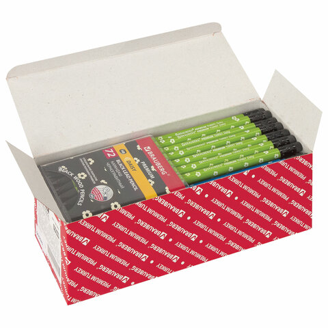 Карандаш чернографитный BRAUBERG "PREMIUM TURKEY", 1 шт., "Daisy", НВ, ассорти, дисплей, 181567