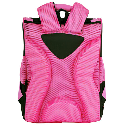 Ранец ПИФАГОР BASIC, 1 отделение, 3 кармана, эргономичная спинка, "Dark kitten", 35х28х18 см, 273134