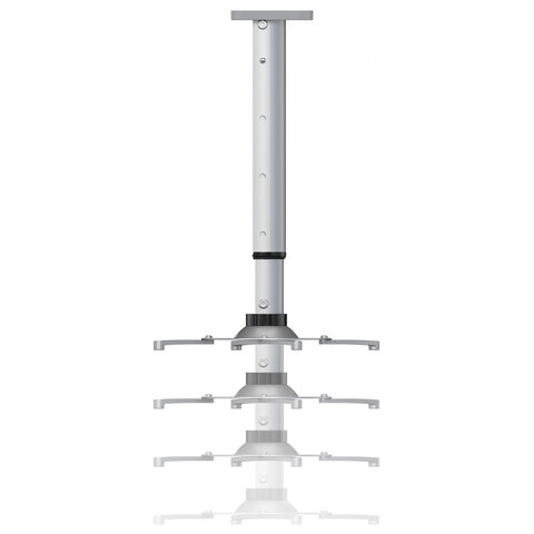 Кронштейн для проекторов настенно-потолочный CACTUS CS-VM-PR05L-AL, высота 47-71 см, 22 кг