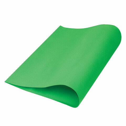 Пористая резина/фоамиран А4, 1 мм, НАБОР, 10 листов, 10 цветов, яркие цвета, ОСТРОВ СОКРОВИЩ, 661696