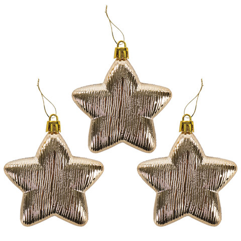 Шары новогодние ёлочные "Pearl River" НАБОР 43 предмета, пластик, золото/перламутр, ЗОЛОТАЯ СКАЗКА, 591129