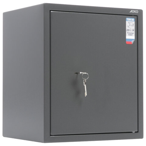 Сейф AIKO "TSN-50", 500х435х360 мм, 20 кг, ключевой замок, полка, S10399530014