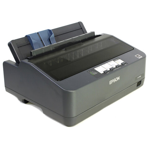 Принтер матричный EPSON LX-350 (9 игольный), А4, 347 знаков/сек, 4 млн/символов, USB, LPT, COM, C11CC24031