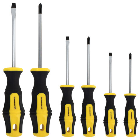 Набор отверток и бит, 65 предметов, двухкомпонентные рукоятки, пластиковый кейс, ГРАНДМАСТЕР, 671334