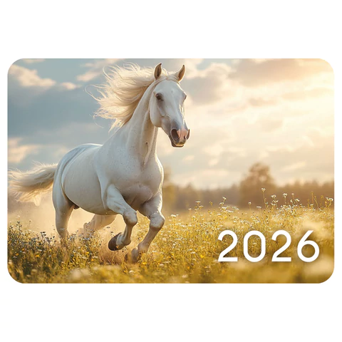 Календарь карманный на 2026 г, BRAUBERG, 64х93 мм, АССОРТИ №2, 20 видов, 117304