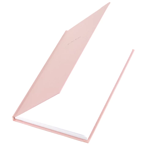 Блокнот А5 134х206 мм, 80 л., твёрдый, клетка, BRAUBERG "Minimal", розовый, 116441