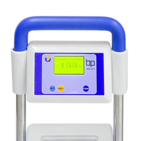 Аппарат для надевания бахил BOOT-PACK-COMPACT-LR, 50 Вт, ЖК-дисплей, белый, BT-EF